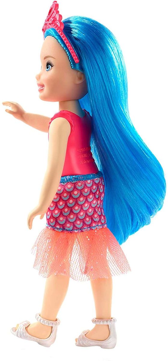 Zdjęcia - Lalka Mattel Barbie Chelsea Dreamtopia  syrenka dziewczynka 15 cm 