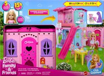 Barbie Chelsea Rozkładany domek dla lalek, lalka i akcesoria, dla dzieci 3+ JFW49