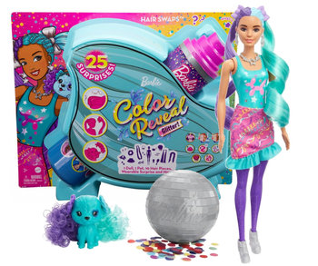 Barbie Color Reveal lalka niespodzianka + 25 akcesoriów - Mattel