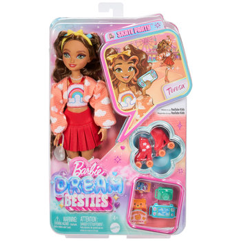 Barbie, Dream Besties Teresa na wrotkach, Lalka Zestaw 4+ JFX98 - Barbie