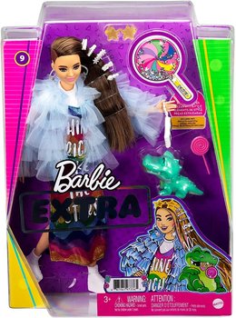 Barbie Extra Lalka Tiulowa narzutka/Jasnobrązowe włosy - Barbie