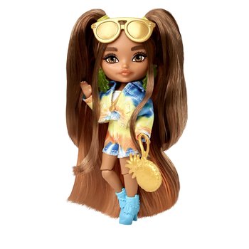 Barbie Extra Mała lalka 5 - Kombinezon Tie-Dye/Brązowe włosy - Barbie