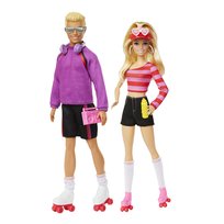 Barbie Fashionistas Barbie i Ken na wrotkach 65 rocznica