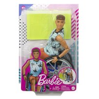 Barbie Fashionistas, lalka, Ken na wózku, Hjt59 Wb2