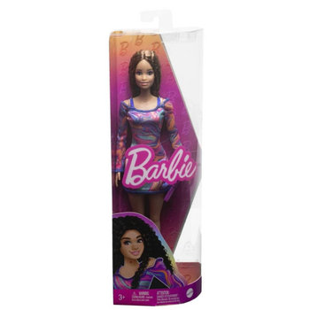 Barbie Fashionistas, lalka z karbowanymi włosami i piegami - Barbie