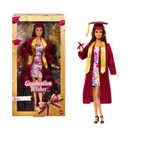Barbie Graduation Wishes Dumna Absolwentka, Lalka kolekcjonerska, dla dzieci 6+ i kolekcjonerów JJX81