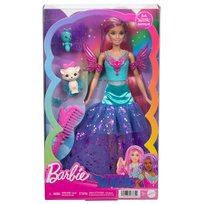 Barbie Lalka Filmowa Ze Zwierzątkami Szczypta Magii Magic Malibu Mattel