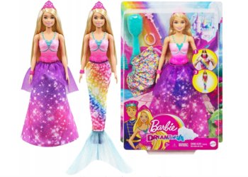 Barbie, lalka Księżniczka Syrenia przemiana - Barbie