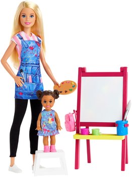 Barbie, lalka Nauczycielka Plastyki, zestaw  - Mattel