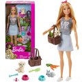 Barbie, Lalka ze zwierzątkami i 2 figurki 3+ FPR48 - Barbie