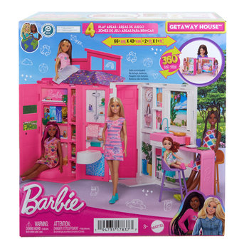 Barbie, Przytulny domek dla lalek, Zestaw + akcesoria 3+ HRJ76 - Barbie