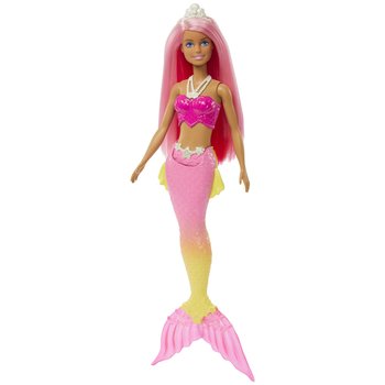 Barbie Syrenka podstawowa Lalka Różowo-żółty ogon - Barbie