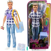 Barbie zestaw Kemping Lalka Ken + akcesoria