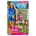 Barbie, zestaw lalka Trenerka piłki nożnej, GLM47 - Barbie