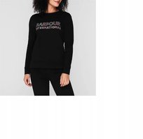 BARBOUR International Interceptor Overlayer Bluza damska czarna bawełna 38 Barbour