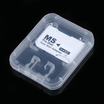 Bardzo wysoki podwójny odczyt i zapis, 2 mikro gniazda na karty SD SDHC TF na Memory Stick MS Card Pro Duo, adapter [B893D0E] - Inny producent