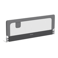 Barierka ochronna na łóżko 200cm x 61 cm, Cover 30 Grey, z regulacją wysokości, szara