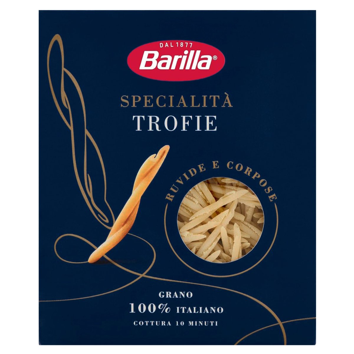 BARILLA Specialita Trofie - Włoski Makaron 500g 1 Paczka - Barilla ...