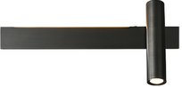 Barra - Stylowy Nowoczesny Kinkiet PRAWY Czarny 30 cm