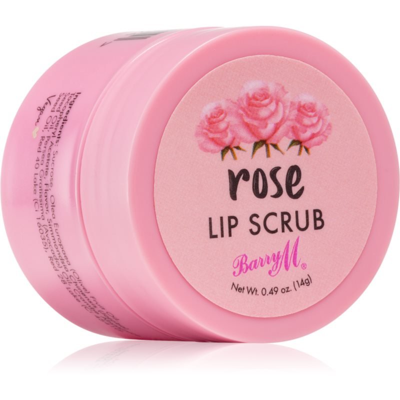 Barry M Lip Scrub peeling do ust smak Rose 14 g Sklep