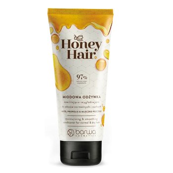Barwa Cosmetics Honey Hair, Miodowa Odżywka nawilżająco-wygładzająca do włosów normalnych i suchych, 200ml - Barwa