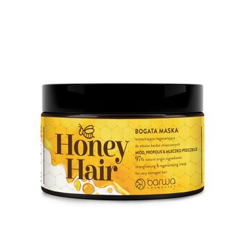 Barwa, Honey Hair Miodowa Maska Do Włosów Regenerująca, 220ml - Barwa