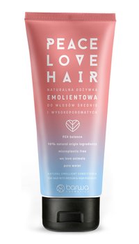 Barwa, Peace Love Hair, Naturalna Odżywka emolientowa do włosów średnio i wysokoporowatych, 180ml - Barwa
