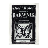 Barwnik do tkanin BIEL I KOLOR - czarny