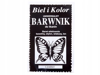 Barwnik do tkanin "Motyl", Czarny, Biel i Kolor, 10 g