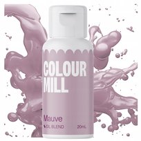 Barwnik olejowy do mas tłustych kremów czekolady fioletowy colour mill 20ml