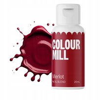Barwnik olejowy do mas tłustych kremu czekolady czerwony colour mill 20ml