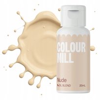 Barwnik olejowy do mas tłustych kremu czekolady nude colour mill 20ml