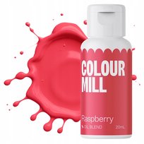 Barwnik olejowy do mas tłustych kremu czekolady różowy colour mill 20ml