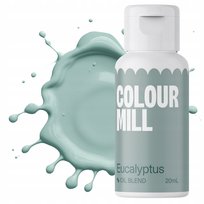 Barwnik olejowy do mas tłustych kremu czekolady zielony colour mill 20ml