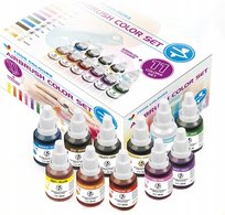 BARWNIK SPOŻYWCZY W PŁYNIE DO AEROGRAFU 12 szt