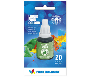Barwnik Spożywczy W Płynie - Zielony - 20 ml - Food Colours