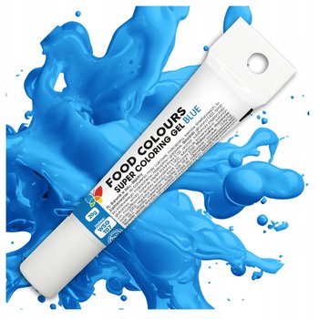 Barwnik Spożywczy W Żelu Tubka 20G Kolor Niebieski Do Tortu Masy Cukrowej - Food Colours