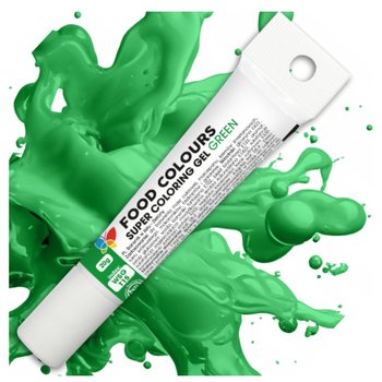 Barwnik Spożywczy W Żelu Tubka 20G Kolor Zielony Do Tortu Masy Cukrowej - Food Colours