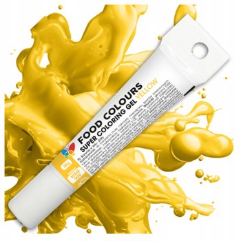 Barwnik Spożywczy W Żelu Tubka 20G Kolor Żółty Do Tortu Masy Cukrowej - Food Colours