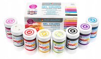 Barwniki Spożywcze W Żelu Zestaw 280G 8 Kolorów
