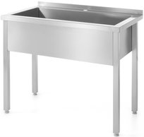 Basen gastronomiczny nierdzewny 80x60x85 | Hendi Hendi