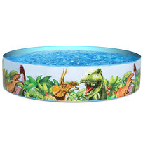 Basen ogrodowy, rozporowy, Bestway Dinosaurous, 183 x 38 cm