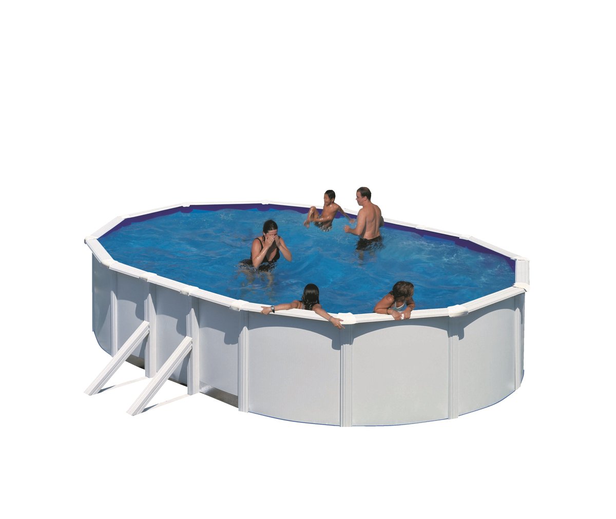 Basen ogrodowy stalowy Fidji 610x375x120cm GRE