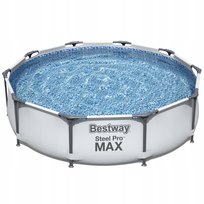 Basen ogrodowy, stelażowy, Bestway 4w1, zestaw, 305x76 cm
