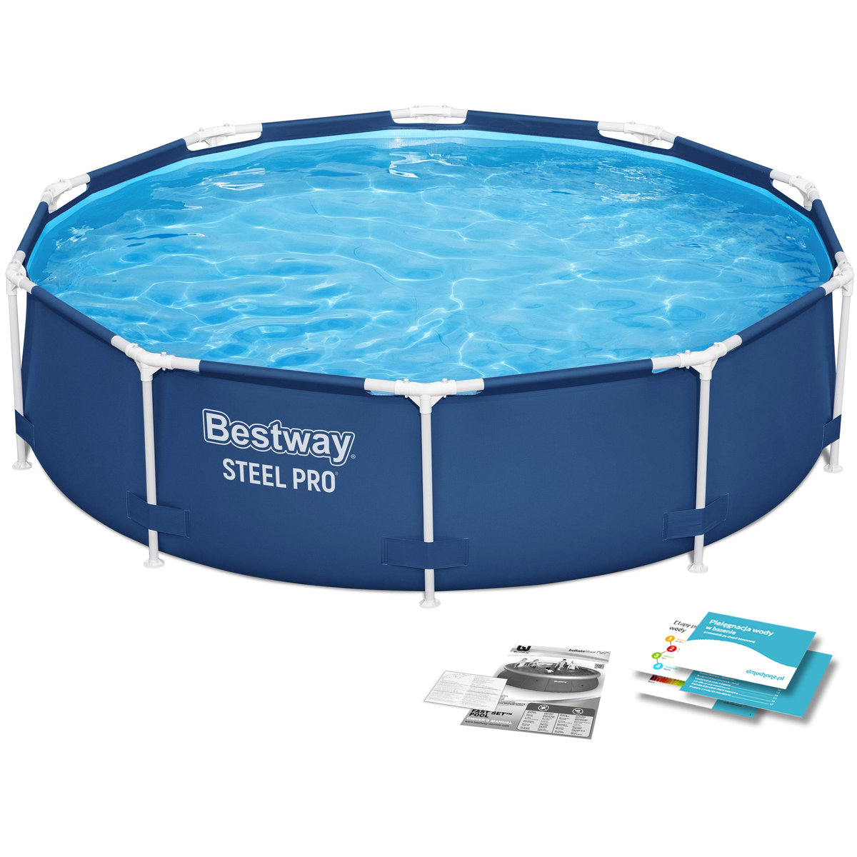 Basen ogrodowy, stelażowy, Bestway, zestaw 5w1, 305x76 cm