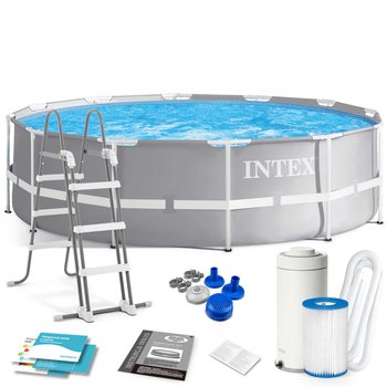 Basen ogrodowy, stelażowy, Intex, zestaw 10w1, 366x99 cm - Intex