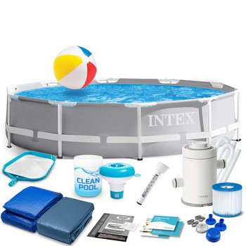 Basen ogrodowy, stelażowy, Intex, zestaw 16w1, 305x76 cm - Intex