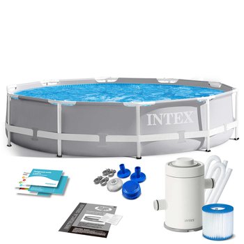 Basen ogrodowy, stelażowy, Intex, zestaw, 305x76 cm - Intex