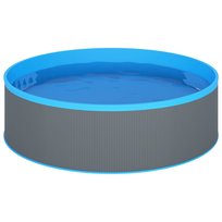 Basen ogrodowy, stelażowy, vidaXL, zestaw, 350x90 cm