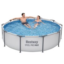 Basen Stelażowy Ogrodowy Bestway Okrągły 305x76 cm 56406 Steel Pro Max